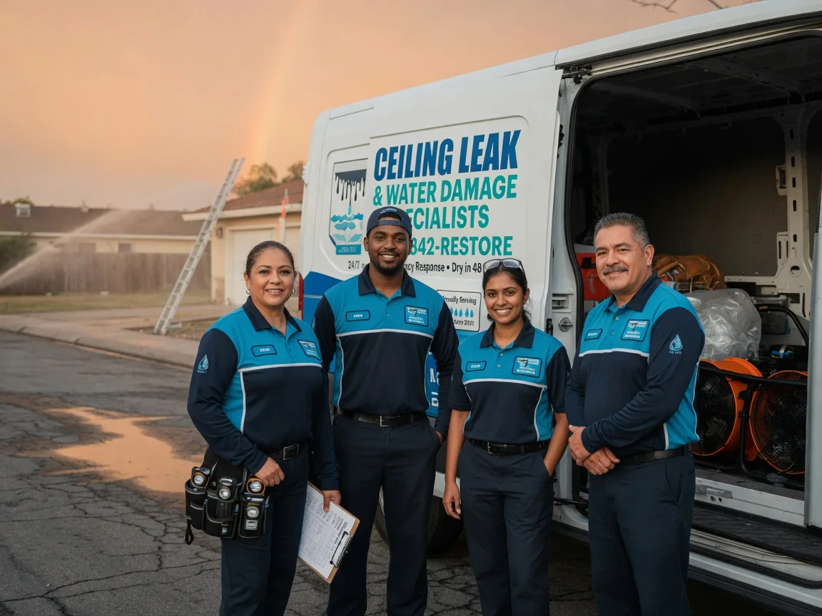 Ceiling Leak Cleanup company in Theriot, LA